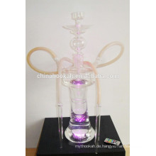 GH078-LT Borosilikatglas Wasserpfeifen Shisha / Nargile / Wasserpfeife / mit LED-Licht / Sheesha / Narguile